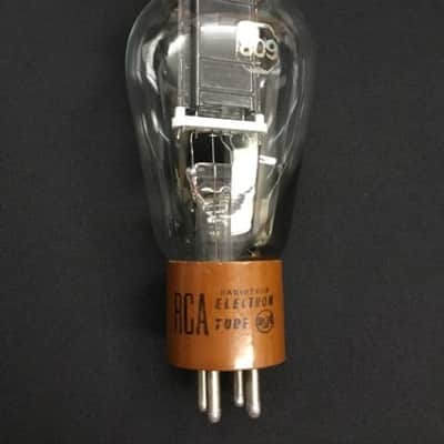 RCA 809 Coke Bottle Brown Base POWER AMPLIFIER VACUUM TUBE Tested USA S.2286-D image 1