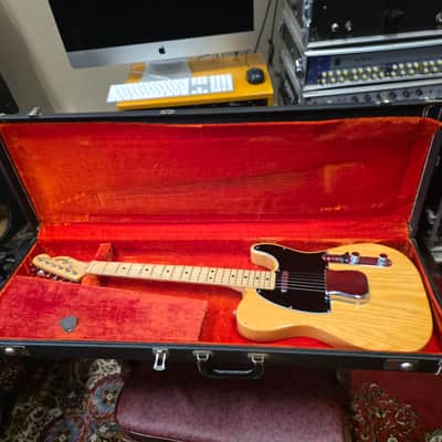 Fender Telecaster Electric Guitar w/ Original Hardshell Case 1973 - Factory Natural image 2