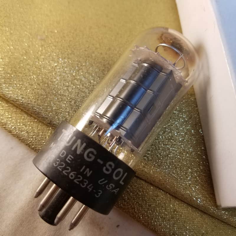 Tung-Sol 1% Tight Matched 6V6GT tNOS AT1000 TESTED Vacuum Tubes Clear Glass Beam Power 6V6 1946-1959 image 1