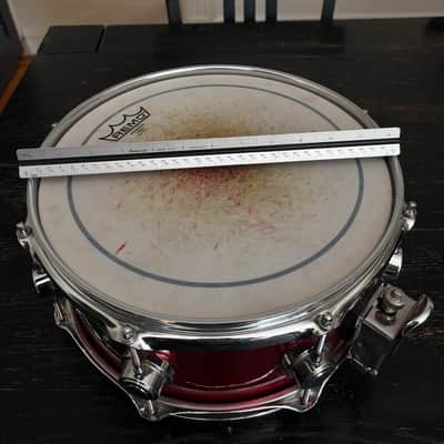 DW Collector's Series 12 X 6.5" Maple Snare Drum 2002 Galaxy Red Sparkle image 4