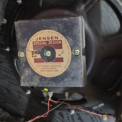 Vintage Kustom Tuck N Roll 2X15 Bass Speaker Cabinet 70's Tested image 7