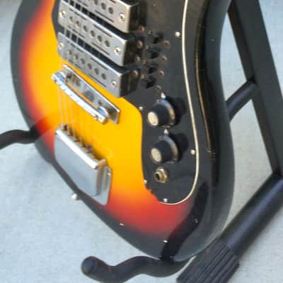Rare Teisco ET-400 60's 3 Color Sunburst image 6