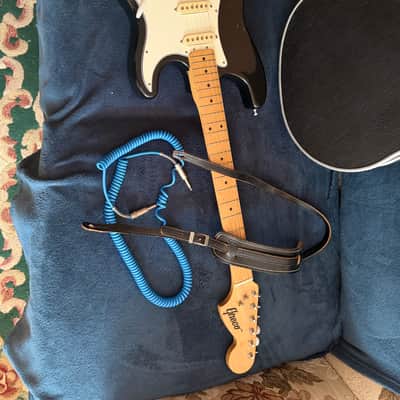 Vintage 1974 Greco SE-500B Stratocaster Black - Untouched Matsumoku MIJ - 100% Original w/ 1973 Maxon Pickups, Original Hardcase, 70s Fender Strap & Coiled Cable image 15