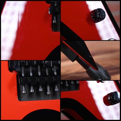 Dean USA Dime Razorback V Red with Black Bevels 2007 w/OHSC image 11