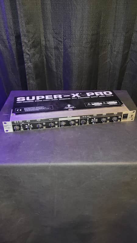 Behringer Super-X Pro CX2310 2-Way Stereo / 3-Way Mono Crossover with Subwoofer Output 2010s - Black image 1