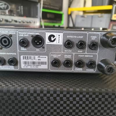 Ampeg B5R 500 Watt Bass Head made in USA with footswitch image 11