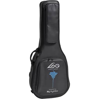 Lag Guitars Hyvibe Dreadnought Cutaway Acoustic Guitar with Bag Regular Natural image 8
