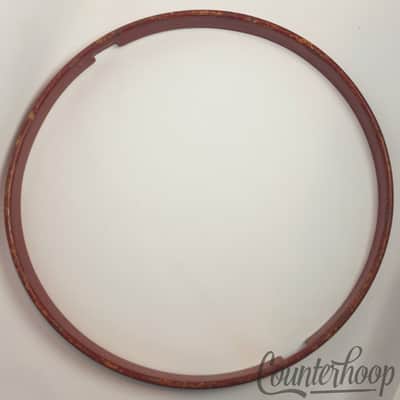 *Leedy 15" 1-Ply Solid Maple Wood Hoop/Rim Snare Drum Resonant Vintage 20s USA* image 4
