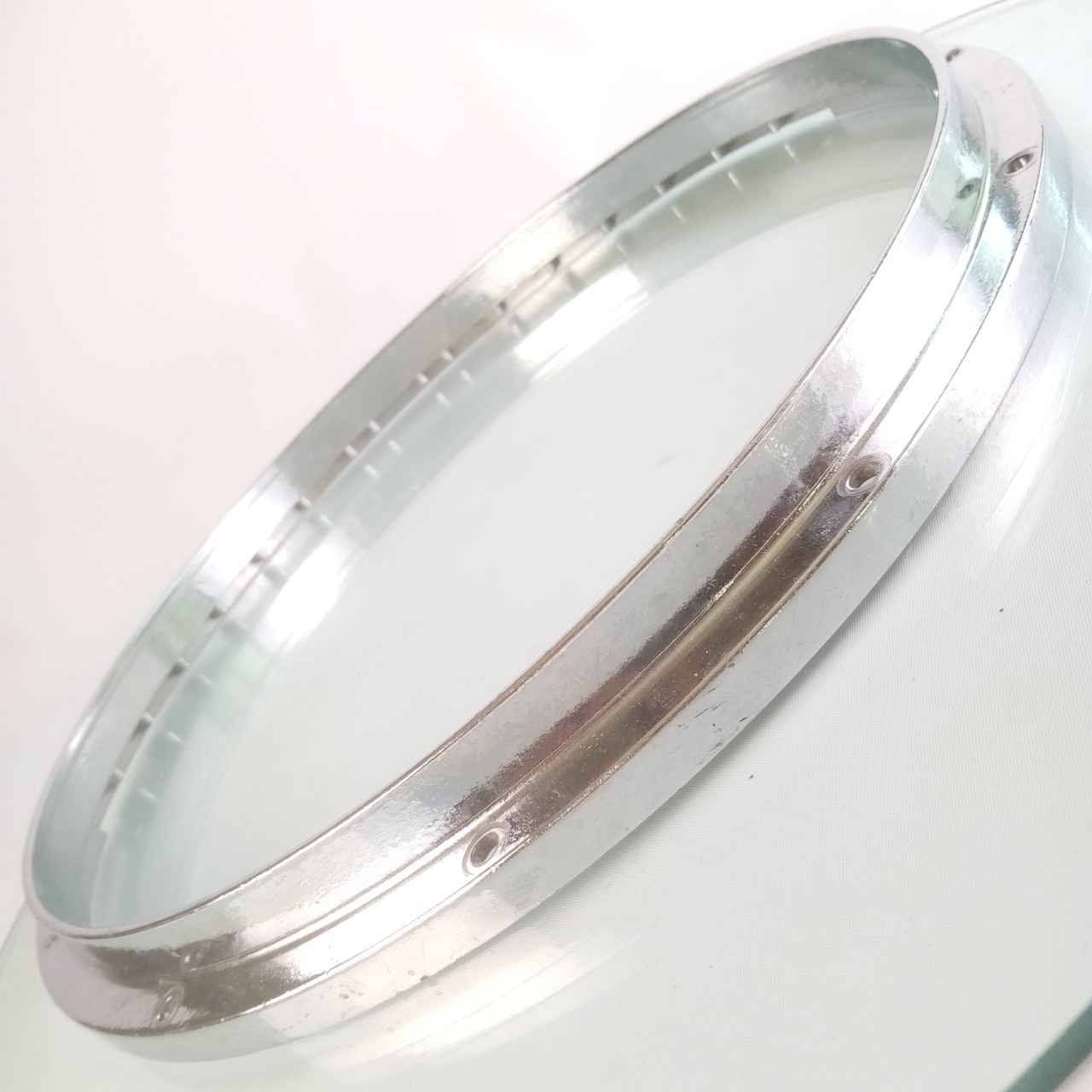 Yamaha 14" 12-Lug Batter Snare Drum Rim/Hoop 2lb 6oz Die-Cast Zinc Marching 80s — main photograph