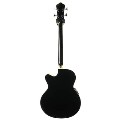 Ibanez AEB8EBK Electro-Acoustic Bass Guitar, Black image 9