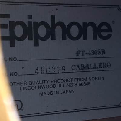Epiphone FT-130SB CABALLERO Acoustic image 7