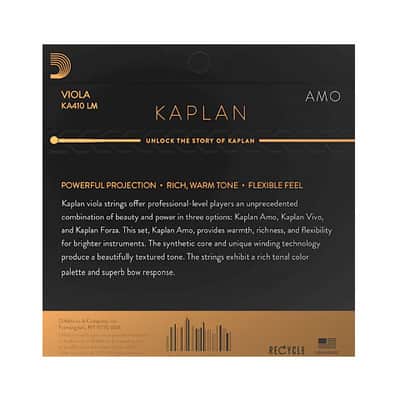 D'Addario Kaplan Amo KA410 LM image 2