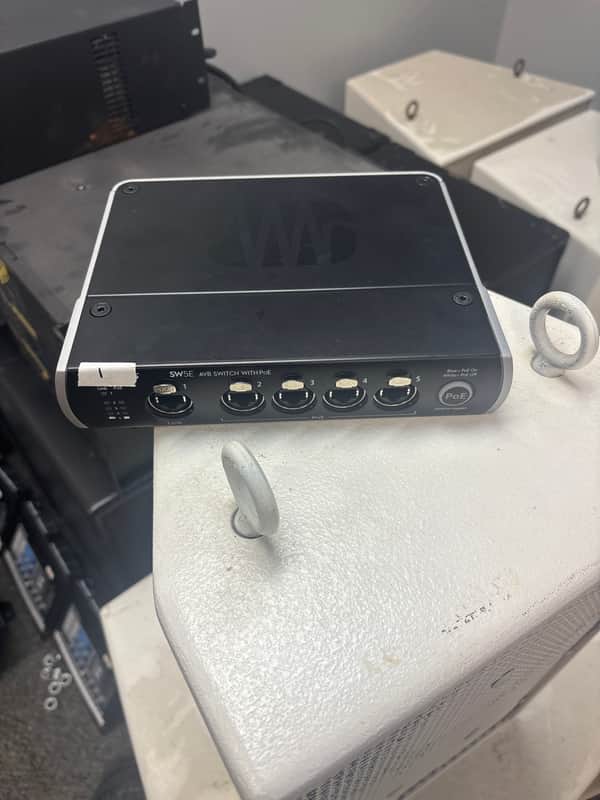 PreSonus SW5E 5-Port AVB Switch with PoE 2017 - Present - Black image 1