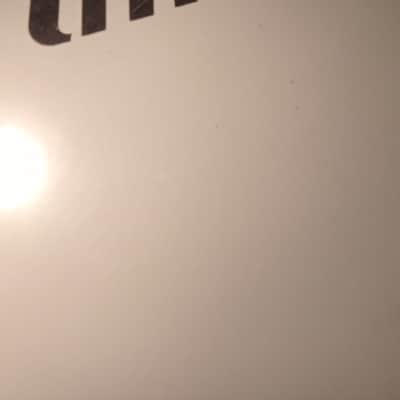 Amati Kraslice RARE 22" Front Bass drum head with logo 70s-80s  - Vintage white image 3