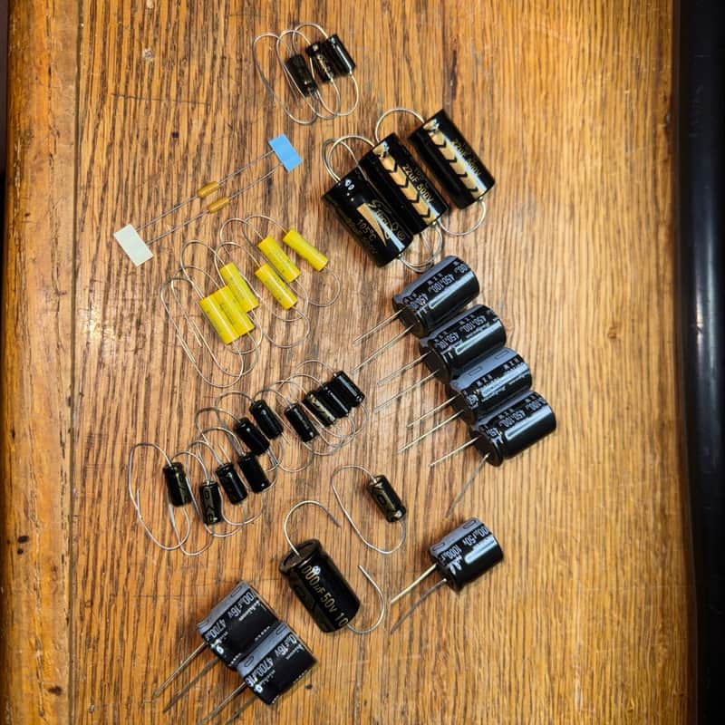 Peavey Triumph 60 or 120 Complete Electrolytic Capacitor Recap Kit image 1