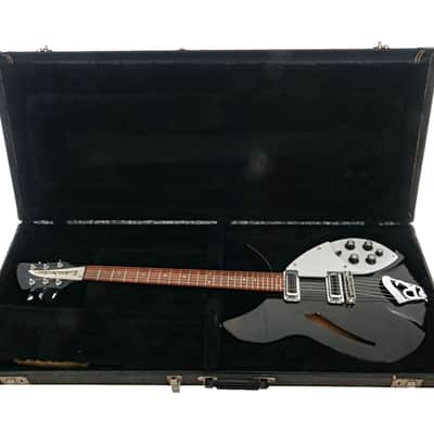 Rickenbacker Jetglo Black (1986) 330 Guitar #zb0320 image 5