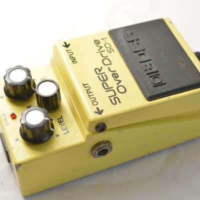 BOSS SD-1 Super OverDrive Black Label Made in Taiwan 1995 imagen 2