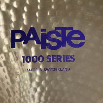 Paiste 22" Paiste 1000 Series Heavy 3629 grams 1991 image 13