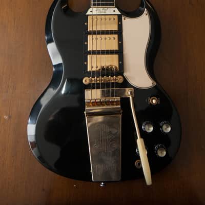 Gibson Gibson Custom Shop SG Custom Reissue Black w/maestro image 1