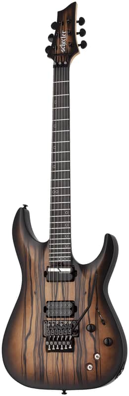 Schecter C-1 FR-S Pale Moon Natural Satin with Black Burst image 1