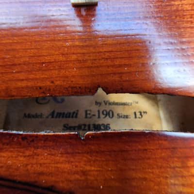 Amati E-190 13" Viola image 16