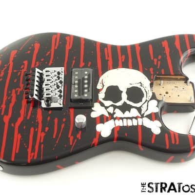 Charvel Warren DeMartini San Dimas LOADED BODY, Floyd Rose Duncan Skull + Blood image 1