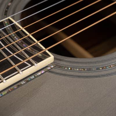 Martin OM-45 John Mayer Signature 20th Anniversary Grand Auditorium Acoustic Guitar, Solid Spruce Top, Platinum Gray Burst image 12