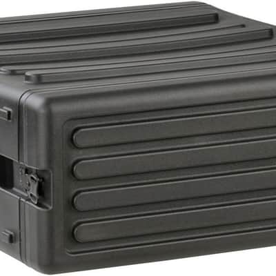 SKB Cases 4U rSeries Standard Roto Molded LLDPE Rack with Flush Carry Handles and Non-Slip Rubber Feet, Includes Rack Mount Screws image 1