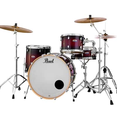 Pearl Decade Maple Gloss Deep Redburst Drums 24x14/13x9/16x16 3pc Shell Pack Drumset NEW Auth Dealer image 3