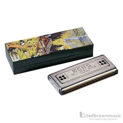 Hohner Tremolo Echo Harp Double-Sided C/G Harmonica - 54/64 CG image 1