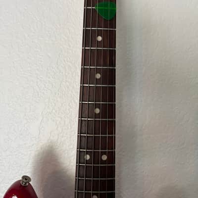 1965 Fender Mustang Guitar with Rosewood Fretboard - Dakota Red image 3