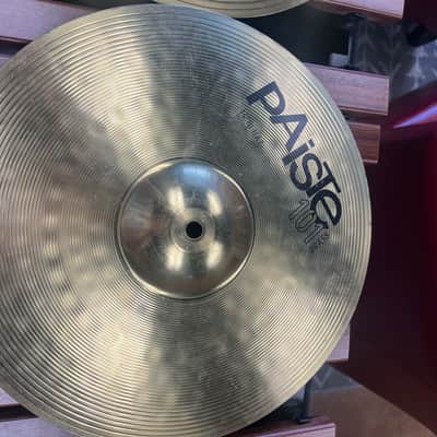 Paiste 14" 101 Brass Hi-Hat Cymbal Cymbals (Pair) 2005 - Present - Traditional image 3