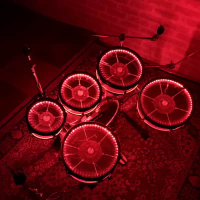 SNS electronic drum kit with LED lighting - Acrylic image 4