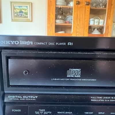 Onkyo Integra Compact Disc Player R1 DX7500 1988 - Black image 2