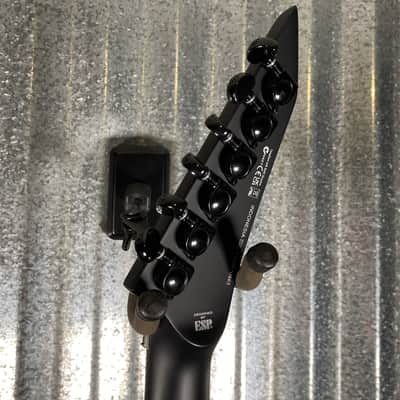 ESP LTD M-BLK Black Metal Black Satin Guitar MBKMBLKS #0865 Used image 4