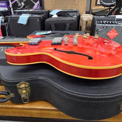 Gibson ES-333 with Case 2002 - Cherry image 11