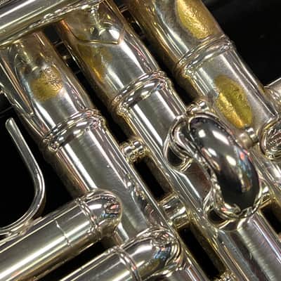 Silver Plated Vincent Bach 229 Large Bore ‘C’ Trumpet 25H Lead Pipe image 12