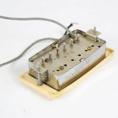 1985 Vintage Gibson Tim Shaw PAF Humbucker ~NECK~ Pickup Chrome USA PAT NO 1980s image 6