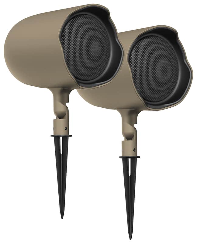 Pair JBL GSF6-TN 6.5" Landscape Ground Stake / Wall Mount 70v Commercial Speaker image 1