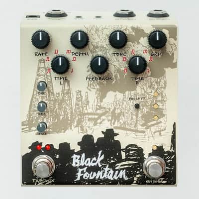 Old Blood Noise Endeavor Black Fountain Stereo Delay Pedal - Cream