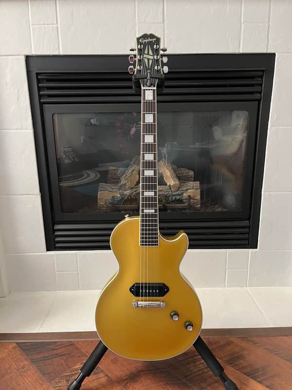 Epiphone Jared James Nichols "Gold Glory" Les Paul Custom 2021 - Present Double Gold Aged Gloss image 1