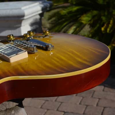 Gibson Les Paul 59' Specs R8 Historic Makeovers Brazilian Rosewood 2014 "Pearly Gates" Burst image 6