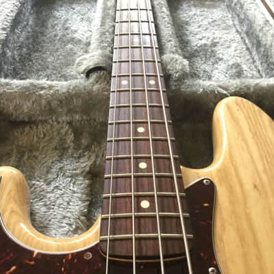 Fender Special Edition Deluxe Jazz Bass Natural Ash Lefty Left-Handed w/ Road Runner Case image 3