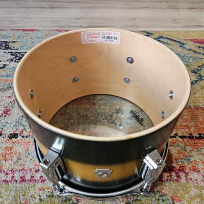 Ludwig Club Date USA 18-14-10" Maple/Poplar 7-ply Shells - Black/Gold Duco image 23