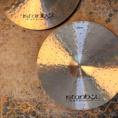 Istanbul AGOP MANTRA 15” Hihats IMMACULATE Shape! COMPLEX Light 15s”! 972 1154 g Harder To Find! image 6