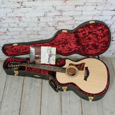 Taylor - (2025) 354ce - 12 String Acoustic-Electric Guitar -Sapele/Sitka - V-Class Bracing - Natural - w/ Hardshell Case - x75045 image 13