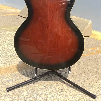 Aria Pro II FA-50E 1999 Brown Sunburst Hollow Body Electric Jazz Guitar image 12