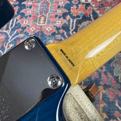 Fender FSR Quilt Top Stratocaster Model ST62-QT-AQB - Aquamarine Blue image 22