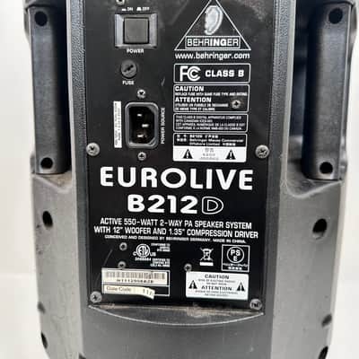 Behringer Eurolive B212D Active 550W 2-Way Speaker System image 9