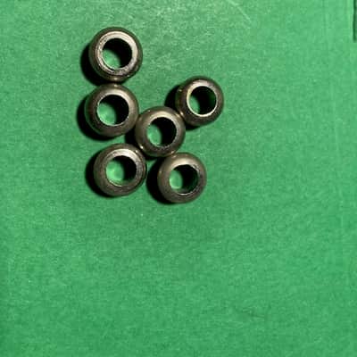 Vintage-Style Guitar Tuner Bushings, Nickel, 7 Sets EXC image 6